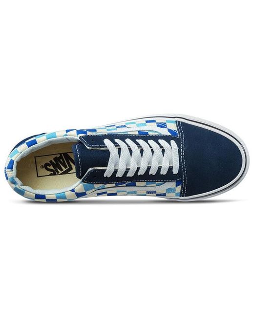 Vans Blue Old Skool Topaz Checkerboard' for men