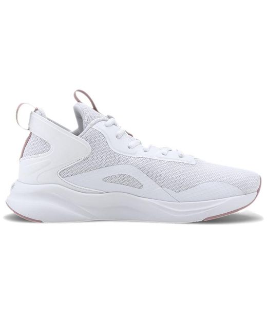 PUMA White Softride Rift Running Shoes