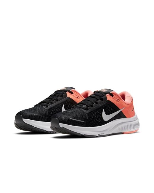 Nike Red Air Zoom Structure 23 Slide Pink