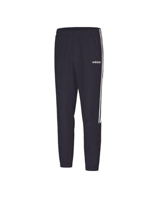 Adidas Blue 3S Wvn Pt Sports Stylish Pants for men