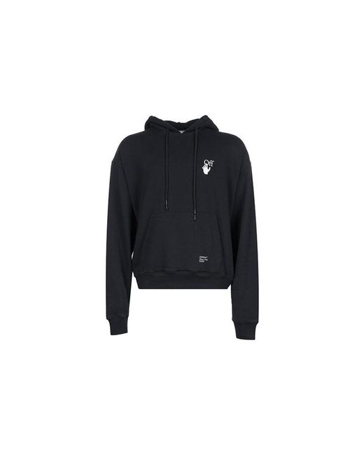 Off-White c/o Virgil Abloh Blue Caravaggio Arrow Over Hoodie for men