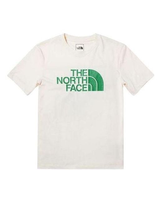 The North Face White Ss23 Logo T-Shirt for men