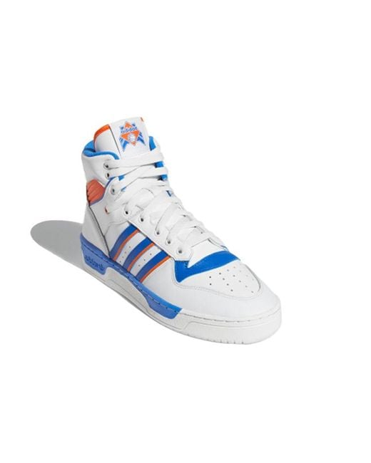 Adidas Blue Rivalry Hi 'Knicks' for men
