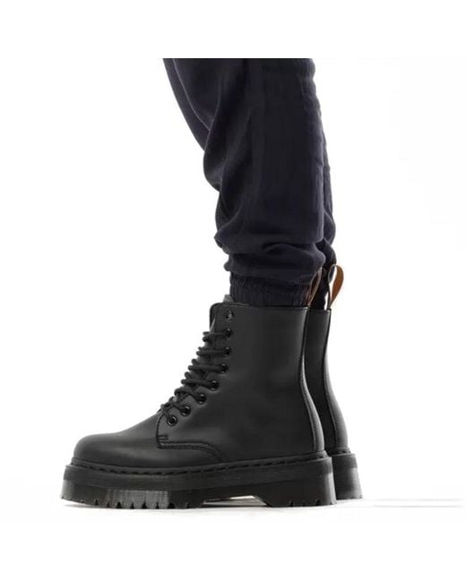 Dr. Martens Black (Wmns) Vegan Jadon Ii Mono Felix Rub Off Vegan for men