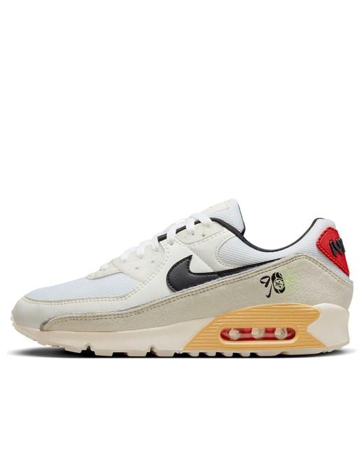 Nike White Air Max 90 Se 'Swoosh Fiber' for men