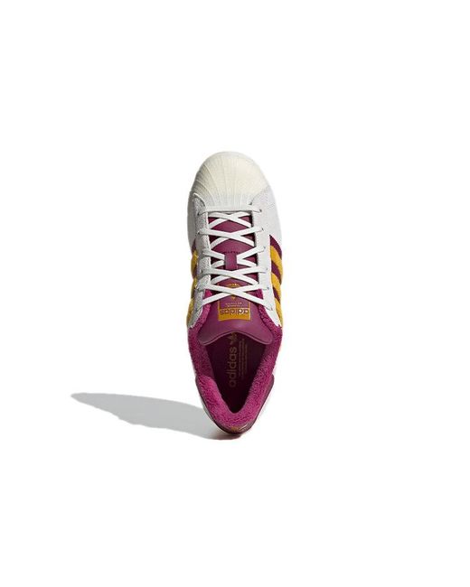 Adidas White (Wmns) Superstar Power Berry'