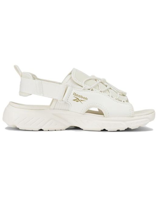 Reebok White Hyperium Slides for men