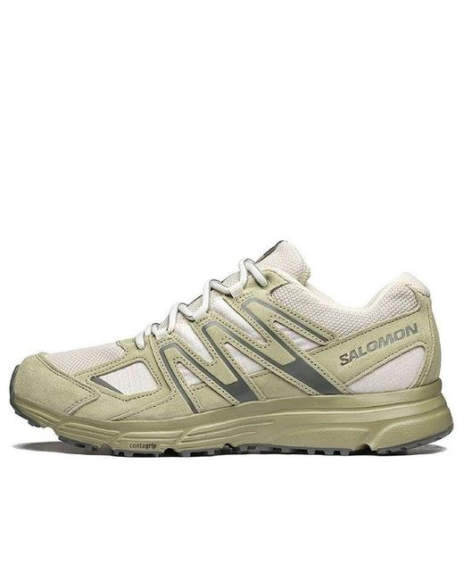 Salomon White X-Mission 4 Suede for men