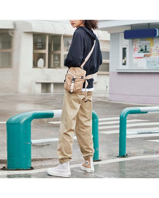 Converse Blue (Wmns) Logo Embroidered Loose Knit Hoodie