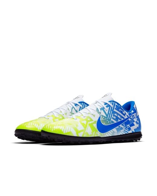 Nike Blue Vapor 13 Club Njr Tf Turf/Volt//Racer for men