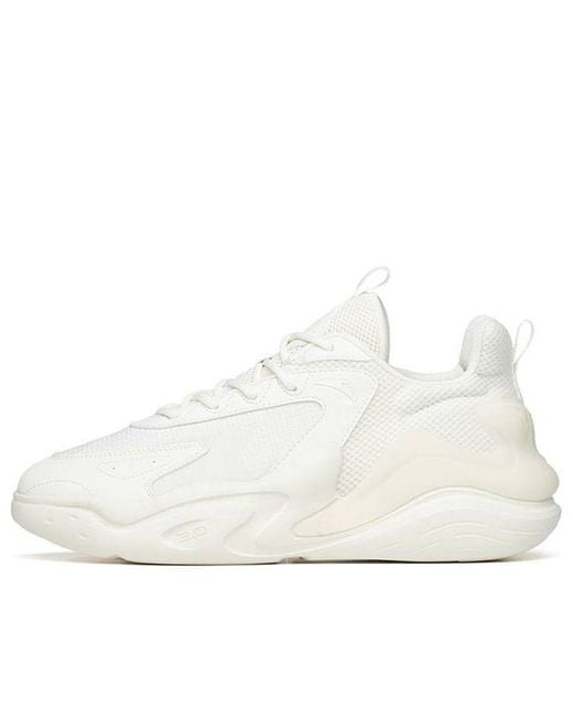 Anta White X Tide Worship 3.0 Retro Shoes for men