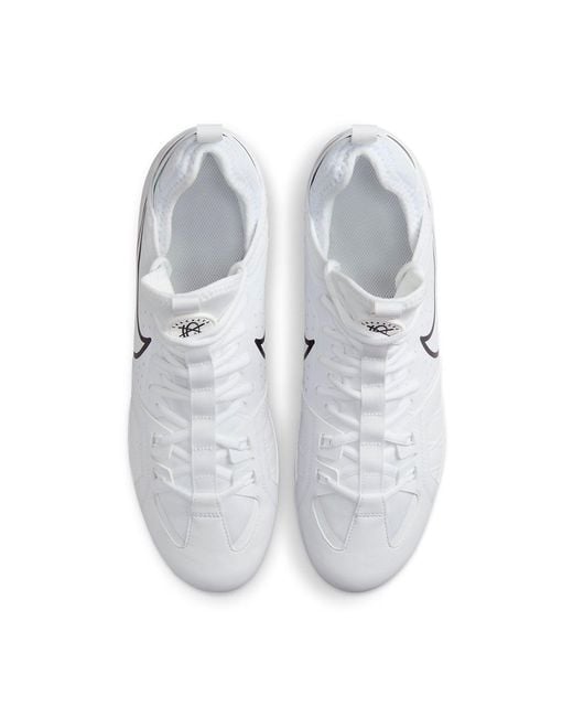 Nike White Huarache 9 Varsity Lax Lacrosse Cleats for men