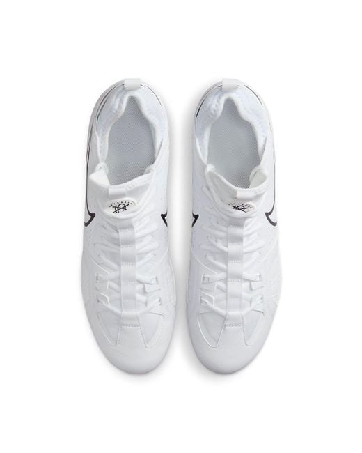 Nike White Huarache 9 Varsity Lax Lacrosse Cleats for men