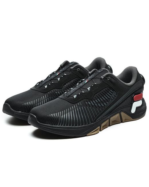 Fila Black Xft Boa Athletics Shoes 'Falcon' for men