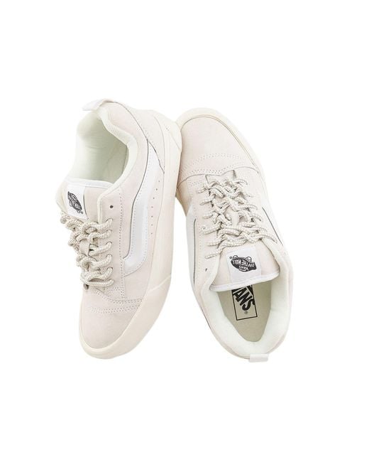 Vans White Knu Skool Shoes 'Light' for men