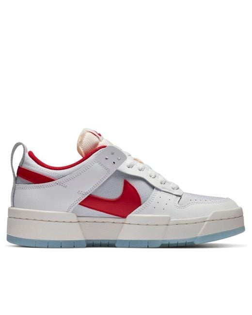 Nike White (Wmns) Dunk Low Disrupt Gym'