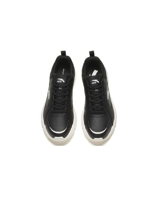 Anta Black Running Shoes for men