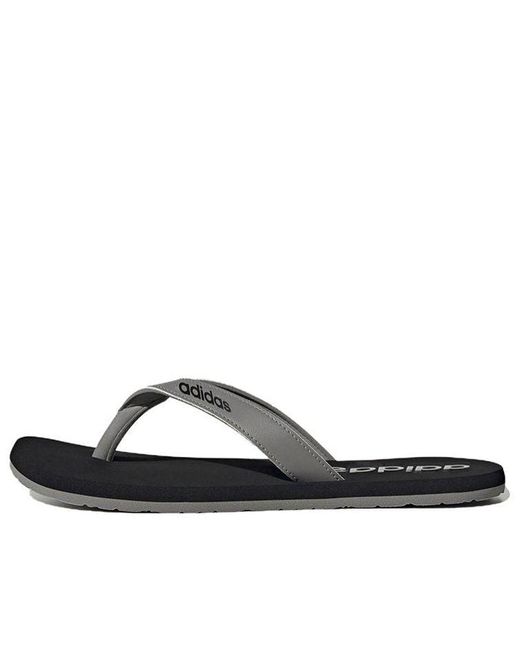 Adidas Black Eezay Flip-Flops for men