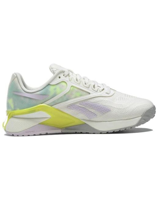 Reebok White (Wmns) Nano X2 'Chalk Quartz Glow'