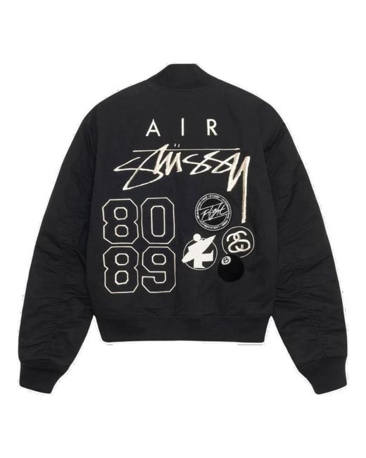 Nike Black X Stussy Reversible Jacket for men