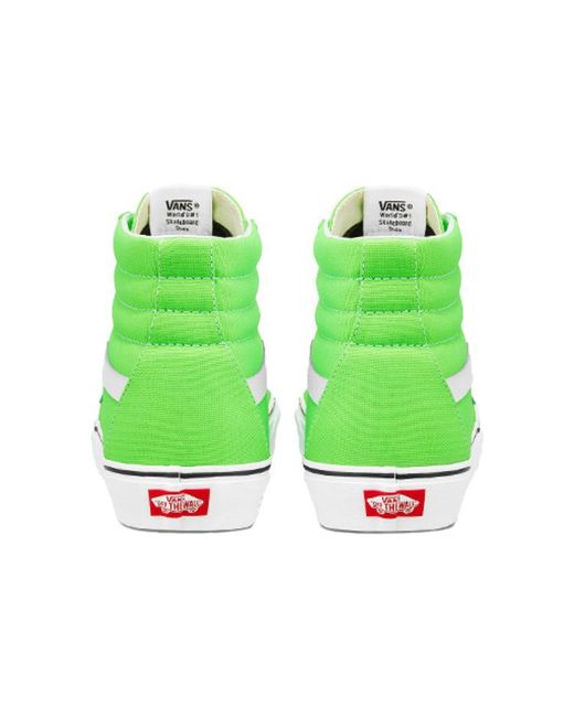 Vans Green Sk8-Hi 'Neon Gecko' for men