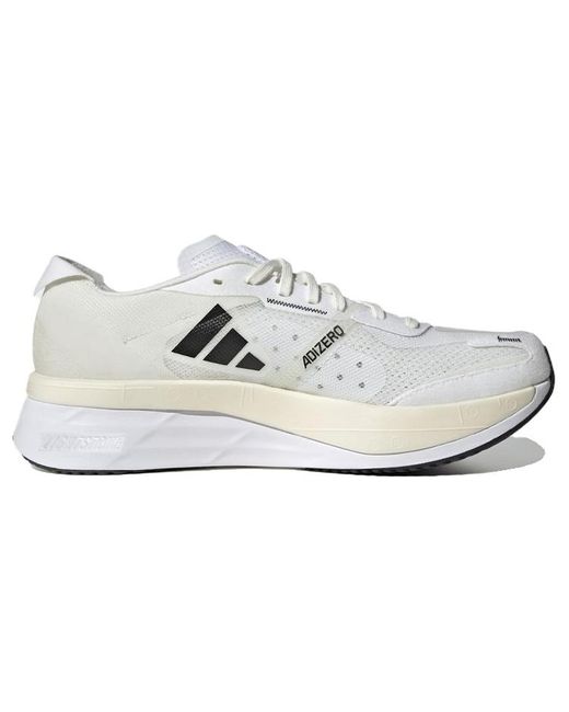 Adidas White Adizero Boston 11 for men
