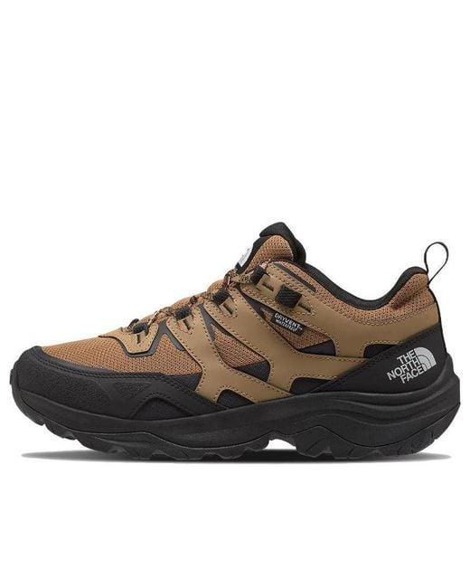 The North Face Brown Hedgehog Iii Waterproof Hiking Shoes 'Utility Tnf' for men