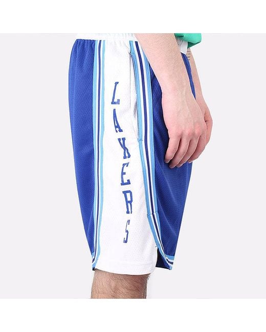 Nike Blue Casual Sports Basketball Shorts 20-21 Season Lakers for men