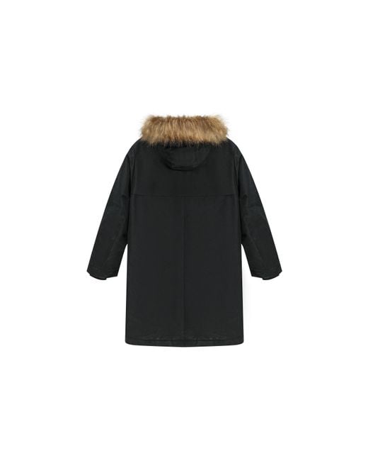 New Balance Blue Long Puff Down Jacket for men