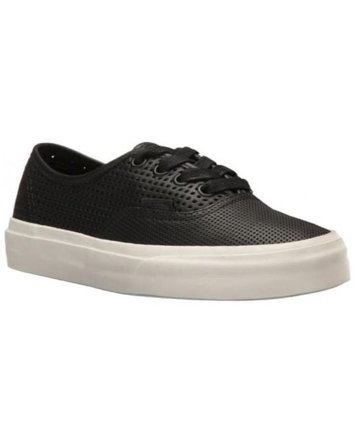 Vans Black Authentic Dx Square Perf for men