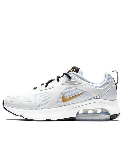 Nike White Air Max 200 Shoe
