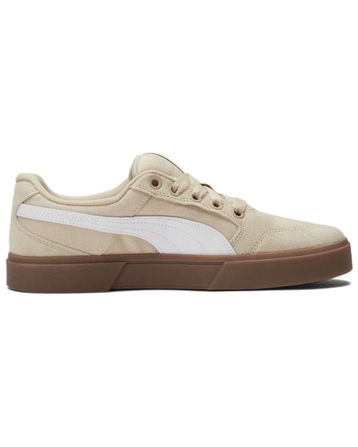 PUMA White C-Rey Suede 'Putty Gum' for men