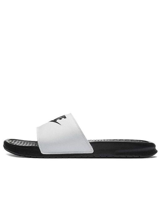Nike White Benassi 'Just Do It for men