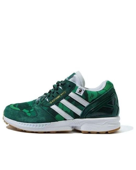 Adidas Green X A Bathing Ape X Undefeated Zx 8000 'A-Zx Series for men
