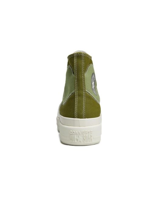 Converse Green Chuck Taylor All Star High 'Construct Colorblock for men