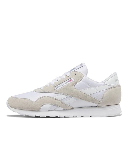 Reebok White Classic Nylon 'Cloud' for men