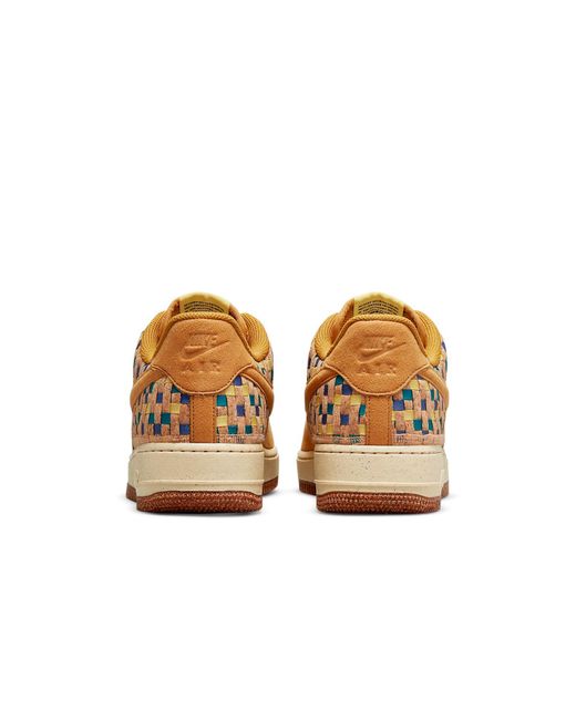Nike Brown Air Force 1 Low N7 'Woven' for men