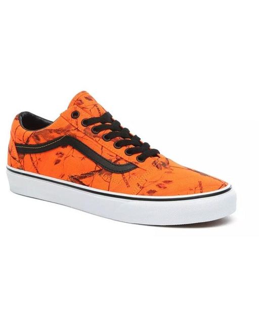 Vans Brown Realtree X Old Skool 'Blaze Camo' for men