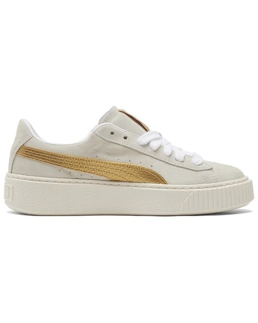 PUMA White (Wmns) Suede Platform 'Year Of Ox'