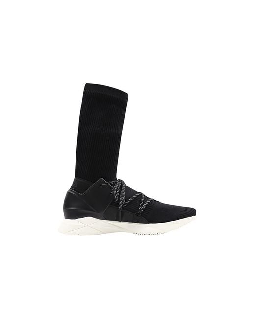 Reebok Black Sock Runner Caged
