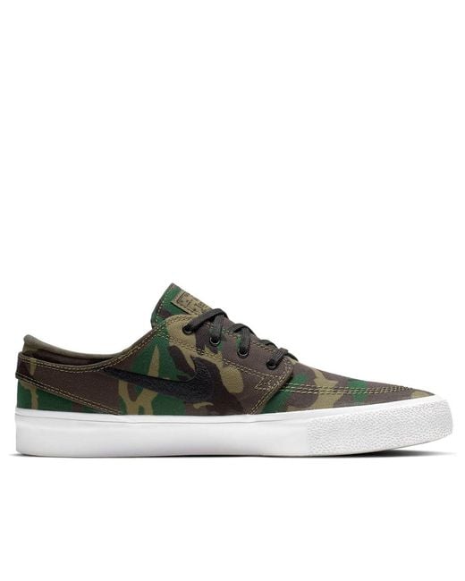 Nike Brown Zoom Janoski Canvas Premium Sb 'Camo' for men