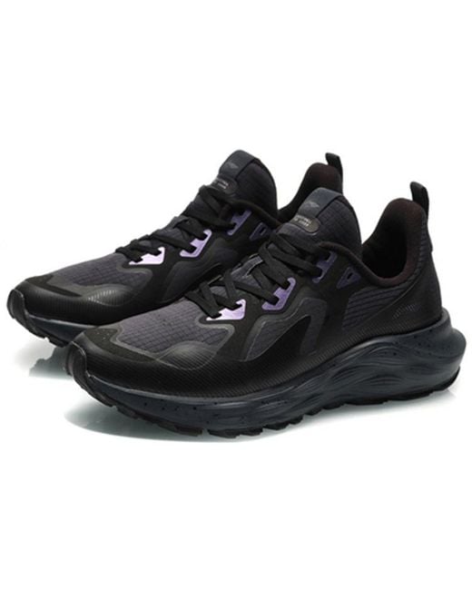 Li-ning Black Protect4E Cloud Running Shoes for men