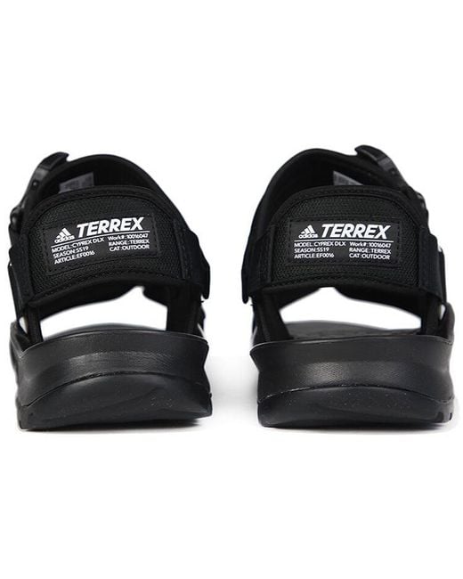 Adidas Black Terrex Cyprex Ultra 2 Dlx Sandal for men