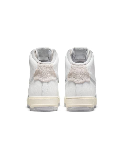 Nike White (Wmns) Air Force 1 High Sculpt Light Smoke'