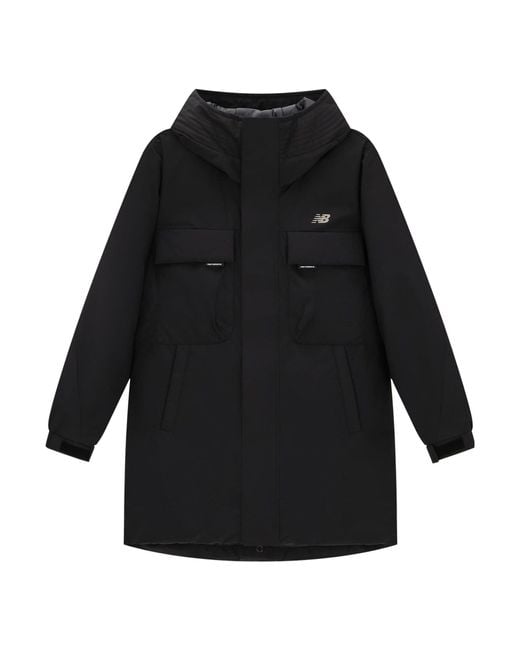 New Balance Black Warm Down Cargo Jacket