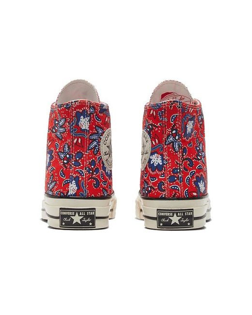 Converse Red Chuck 70 High 'Paisley for men