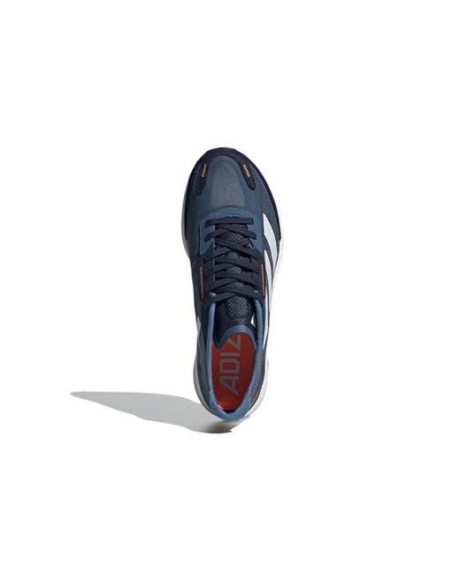 Adidas Blue Adizero Boston 'Wonder Steel' for men