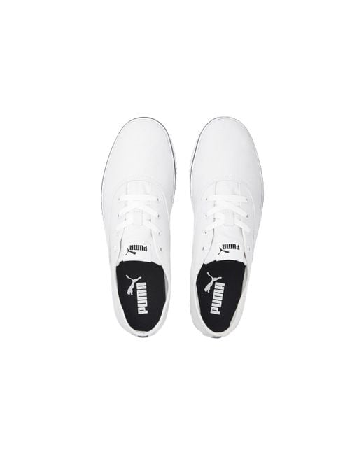 PUMA White Ever Tekkie Casual Skateboarding Shoes for men