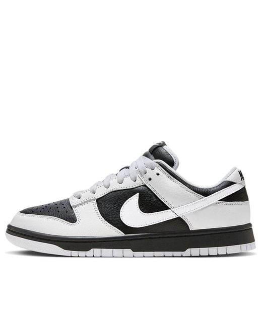 Nike Black Dunk Low 'Reverse Panda' for men