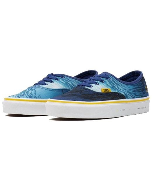 Vans Blue National Geographic X Authentic 'Ocean' for men